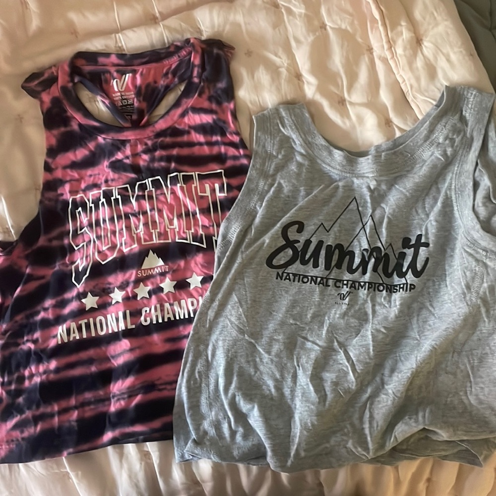 THE SUMMIT Cheerleading Tank Tops